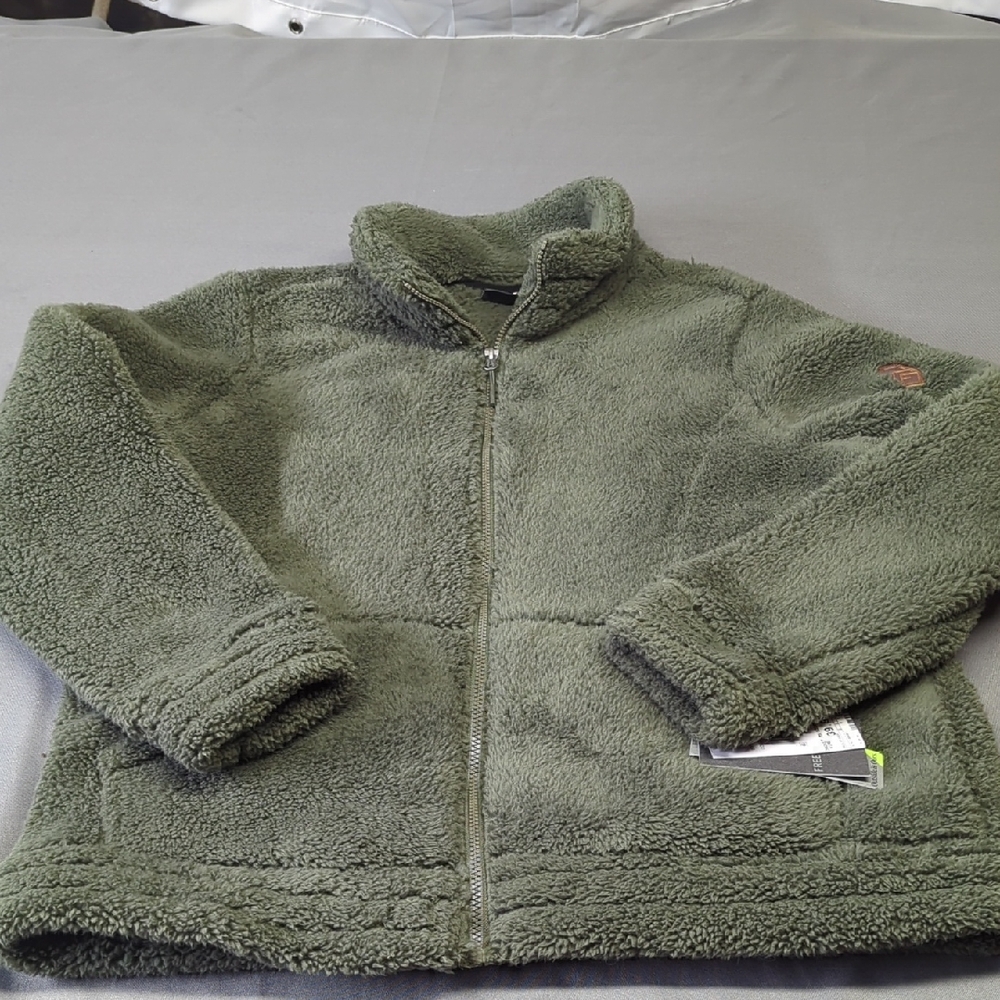 Free Country Olive Fleece Jacket
